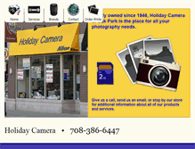 Tablet Screenshot of holidaycameraoakpark.com